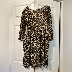 HEIMISH USA Leopard Print Top - Brown & Black